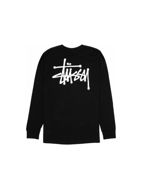 Stussy Basic Stussy Pigment Dyed L/S T-shirt Black