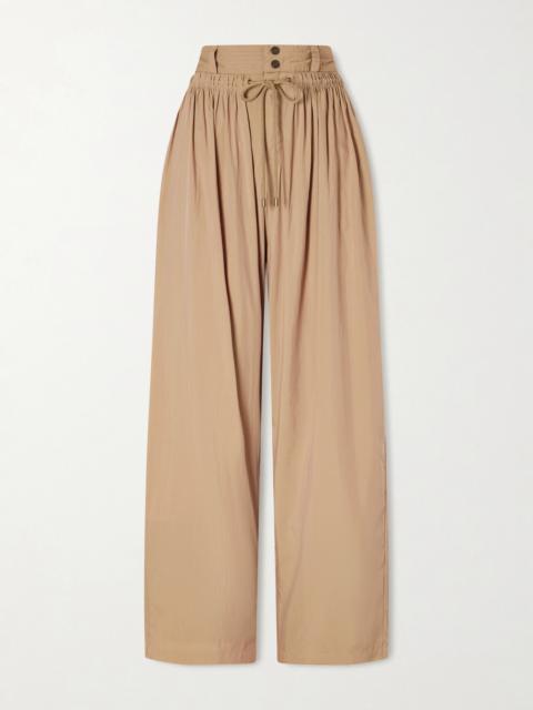 Inaya Satin Wide-leg Pants