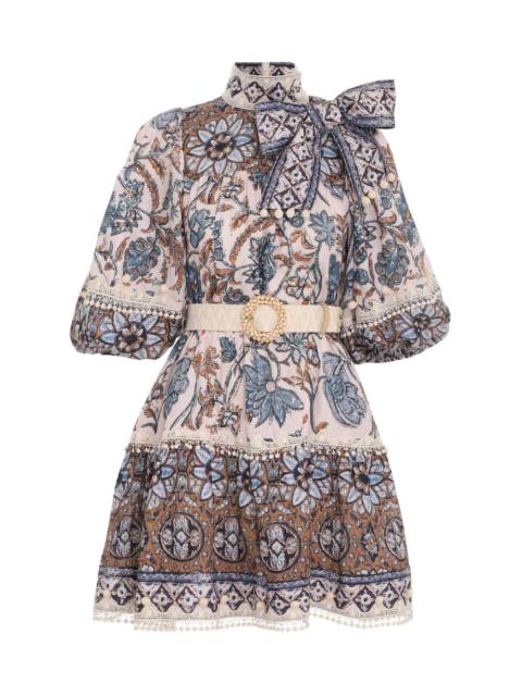 edie tie mini dress zimmermann Zimmermann Edie Tie Mini Dress Floral Size 1 / AU 10