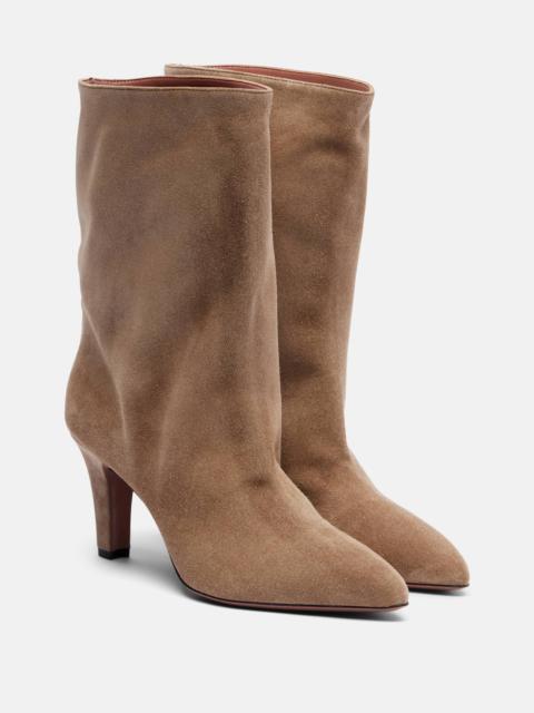 Elsa 75 suede ankle boots