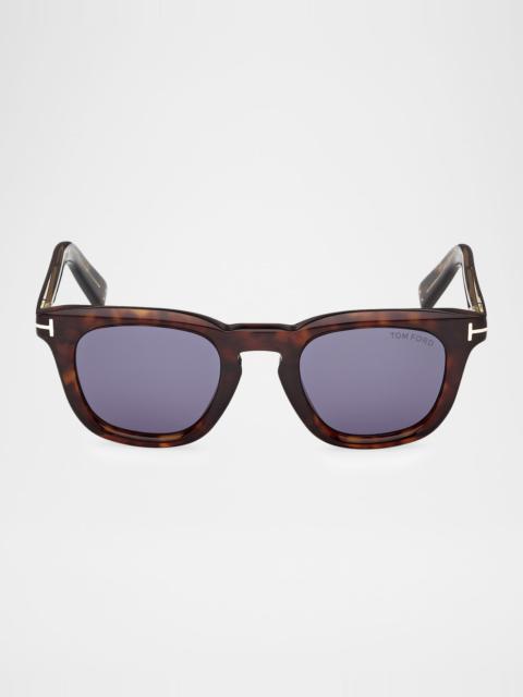 Icon 48mm Acetate Square Sunglasses