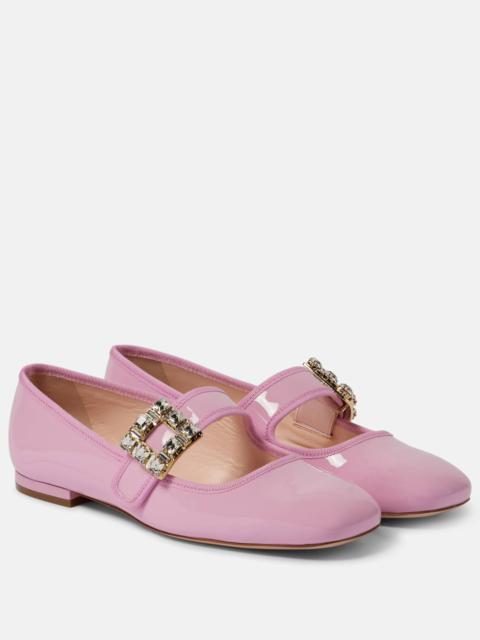 Très Vivier patent leather ballet flats