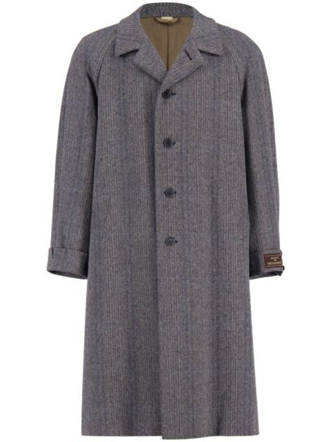 houndstooth-check coat