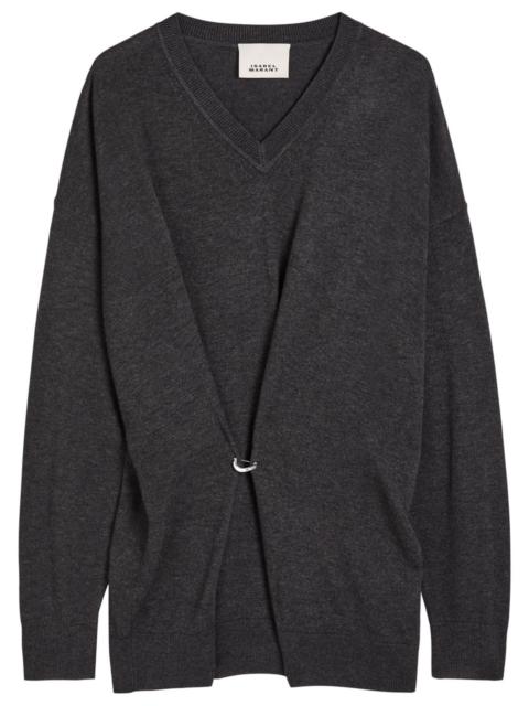 Isabel Marant Chiraz Gathered Knit Jumper