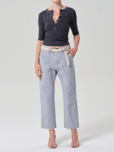 Nali Short Sleeve Henley
In Charcoal Mineral