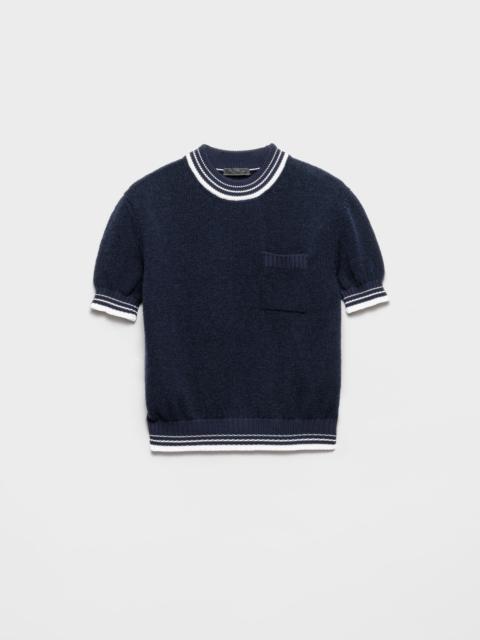 Shetland wool crew-neck sweater