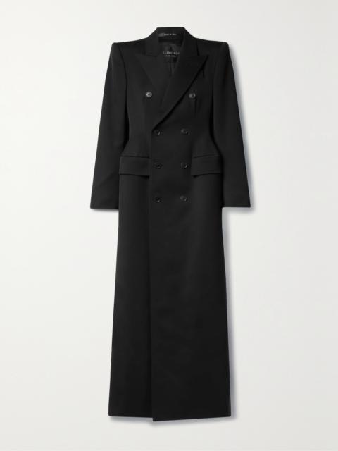 Hourglass Double-breasted Wool-twill Coat
