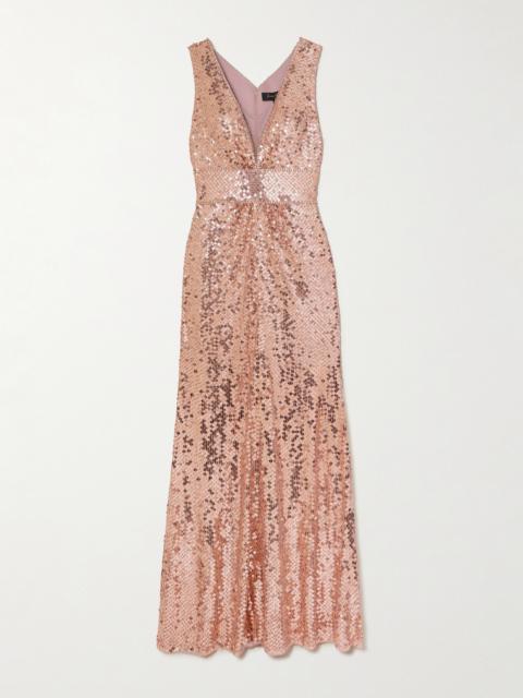 Supernova Embellished Sequined Tulle Gown
