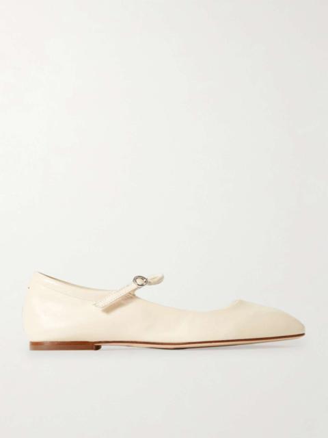 Uma leather Mary Jane ballet flats