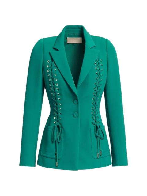 Cady lace-up blazer