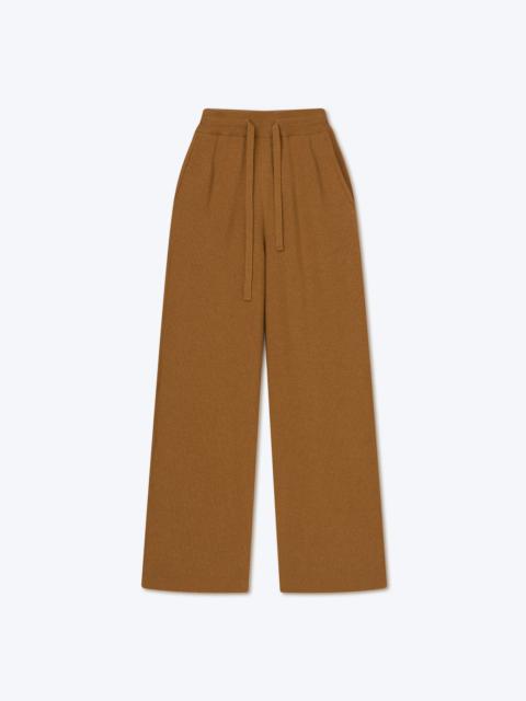 ONI - Knitted straight-leg pants - Camel
