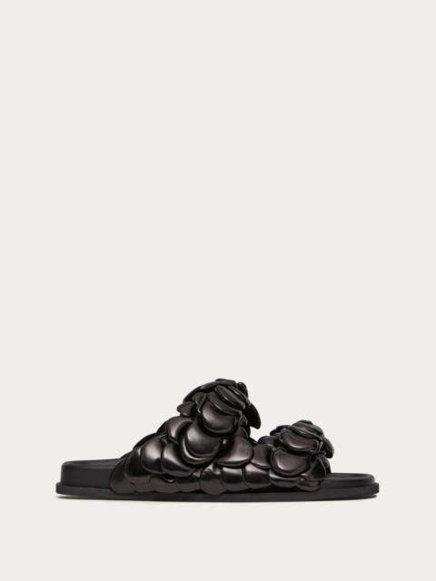ATELIER SHOE VALENTINO GARAVANI KIDSKIN SLIDE SANDAL WITH PETALS