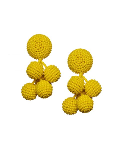 MINI COCONUTS EARRINGS - GOLDEN ROD