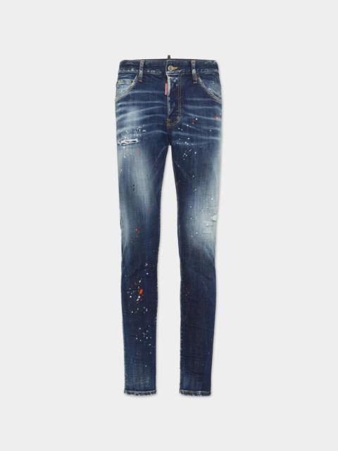 MEDIUM EASY RED SPOTS WASH COOL GUY JEANS