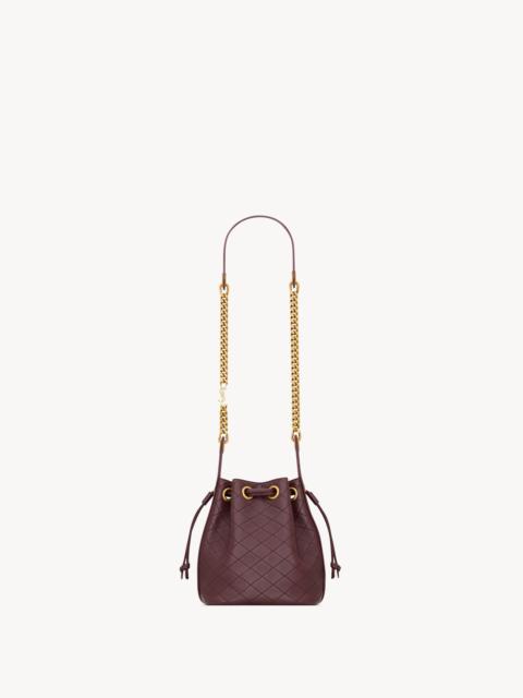 CASSANDRE BUCKET BAG IN LAMBSKIN