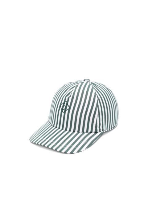 striped cotton hat