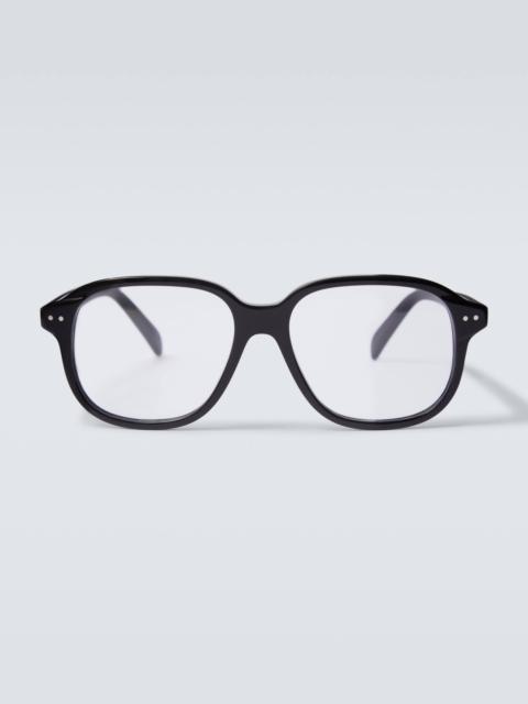 Celine Thin 2 Dots square glasses