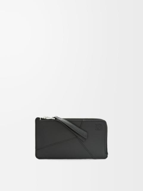 Puzzle long coin cardholder in classic calfskin