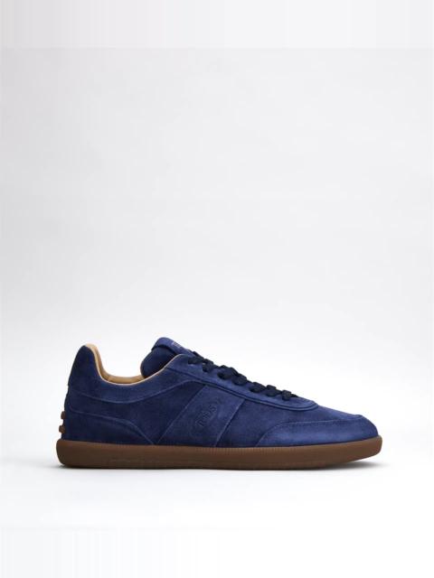 TOD'S TABS SNEAKERS IN SUEDE - BLUE