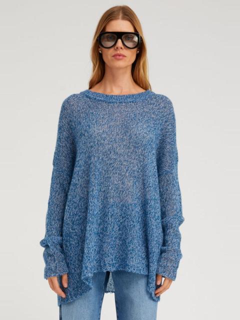 CASHMERE SILK JADE SWEATER