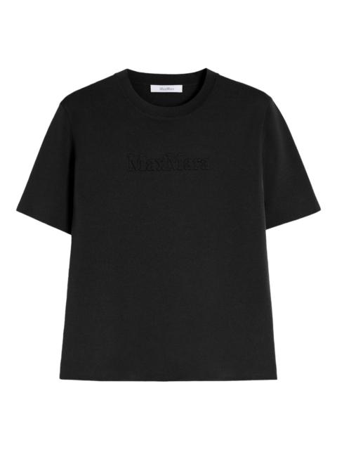 embossed logo t-shirt