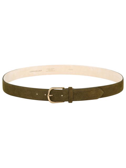 Archive Men's belt Olive - Leather