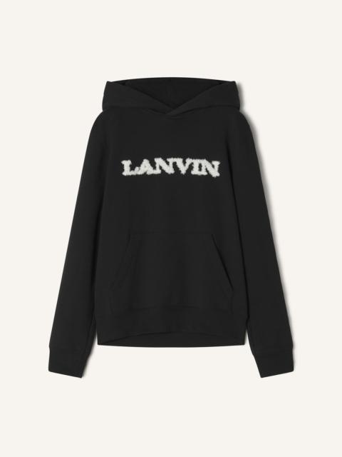 LANVIN SHEARLING HOODIE