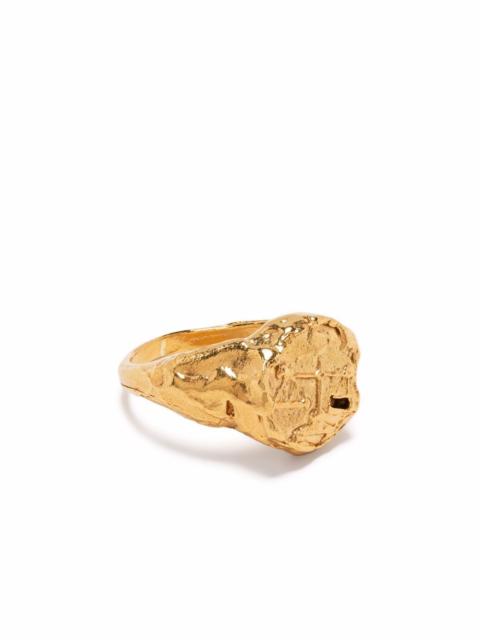 Libra signet ring