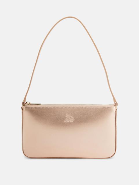 Loubila metallic leather shoulder bag