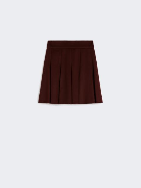 BRAVA1234 Camel drap mini skirt