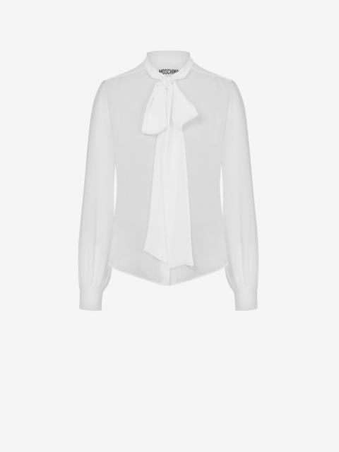 SILK CHARMEUSE SHIRT