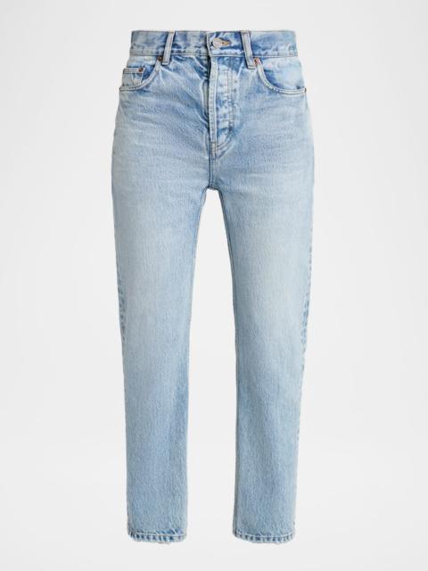 90 & apos;s High-Rise Cropped Slim Jeans