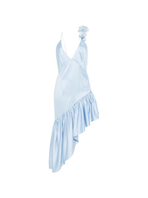 Laurine ruffled floral midi dress