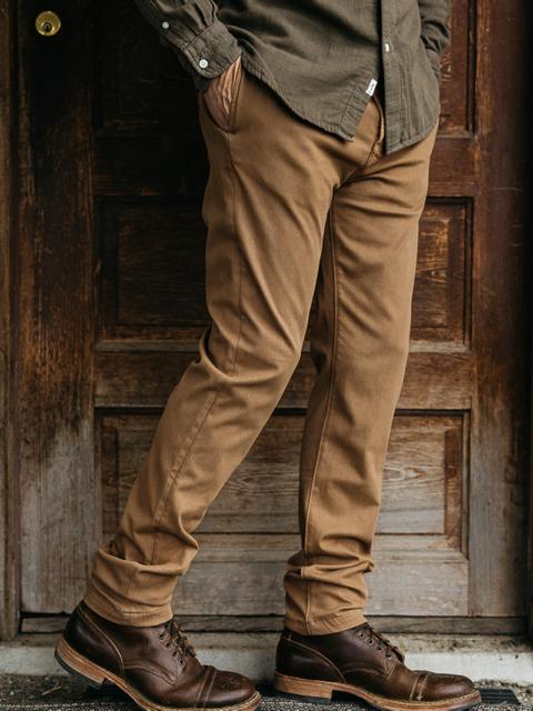 The Axe Slim Denit® Chino - Military Green