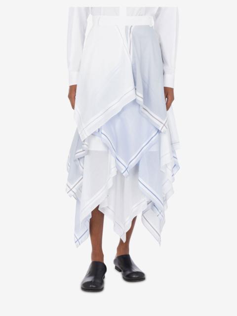 POPLIN SKIRT HANDKERCHIEF