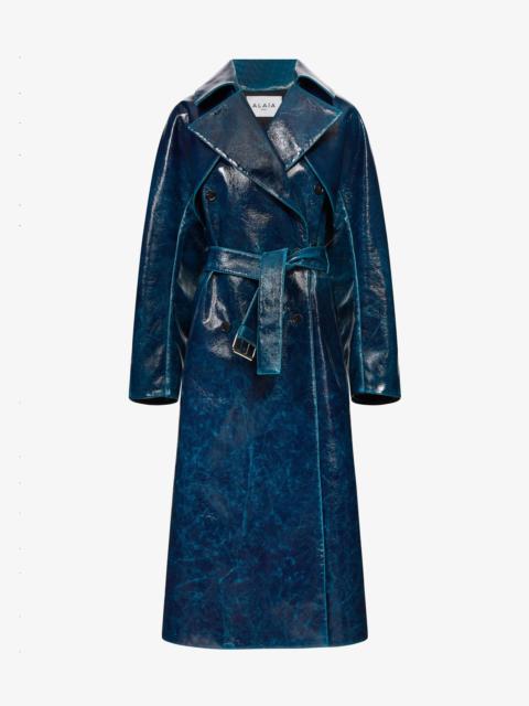 MIRROR WOOL TRENCH