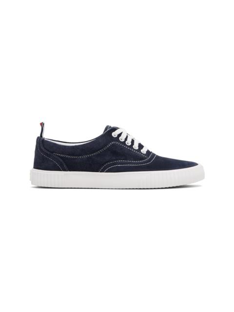 Navy Calf Suede Heritage Sneakers