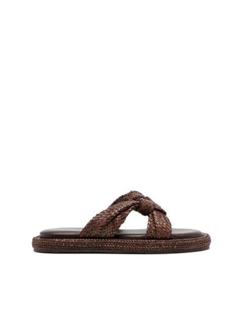 Dama Lido faux-leather sandals