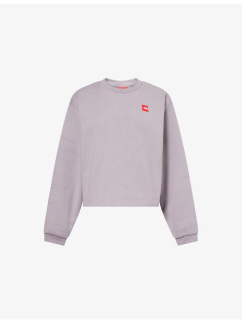 Red Box Round-Neck Cotton-Blend Sweatshirt