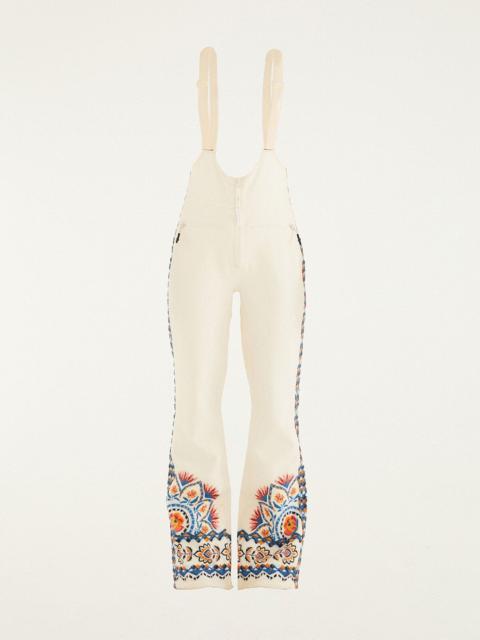 Off-White Lucy Floral Suspenders Ski Pants