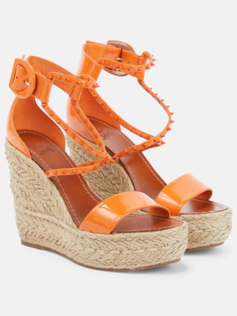 Chocazeppa 120 embellished wedge sandals
