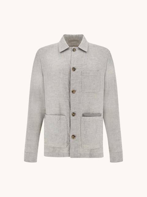 CHORE OVERSHIRT IN LINEN