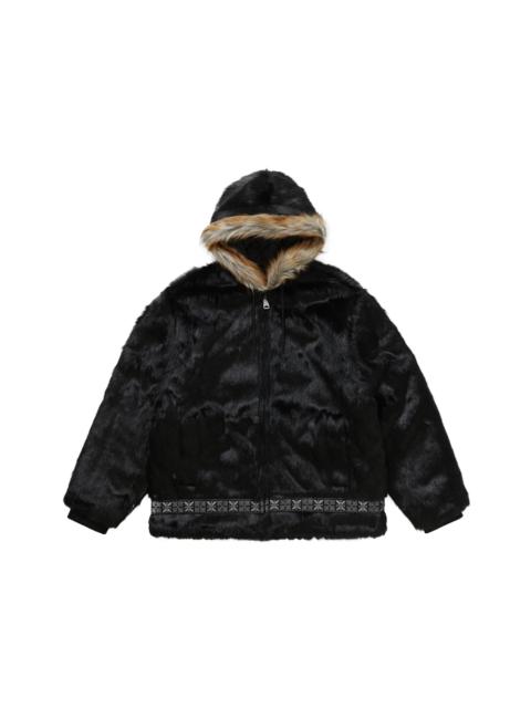 Supreme Faux Fur Parka Black