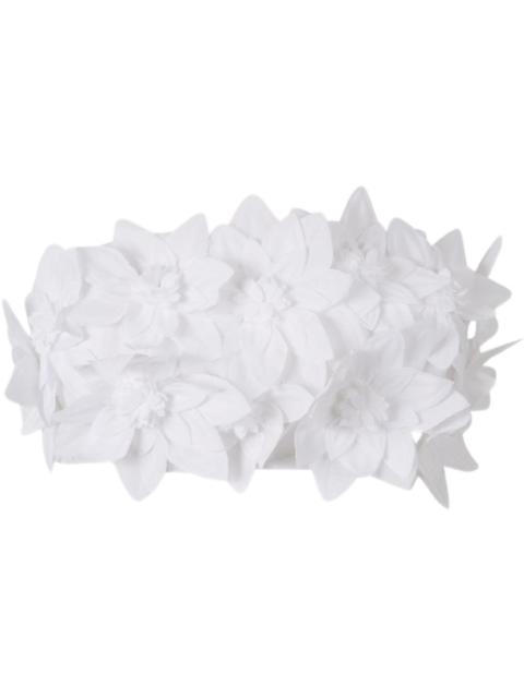 floral-embellished top