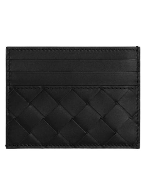 Bottega Veneta Intrecciato Card Case (635057 VCPQ3 8803) Black