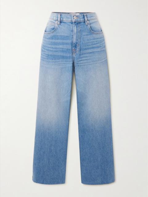 Grace Cropped High-rise Wide-leg Jeans