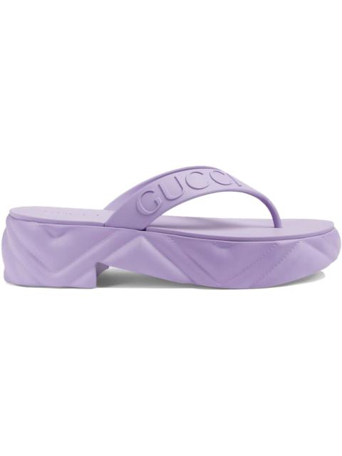 Gucci Thong Platform Sandal Lilac (Women's)