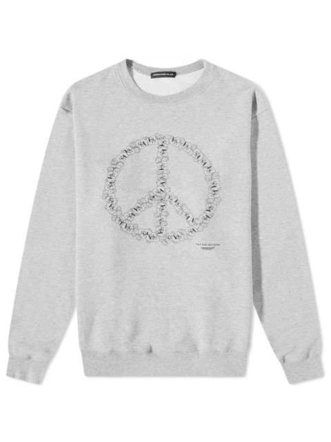 Undercover Peace Sign Crew Sweat