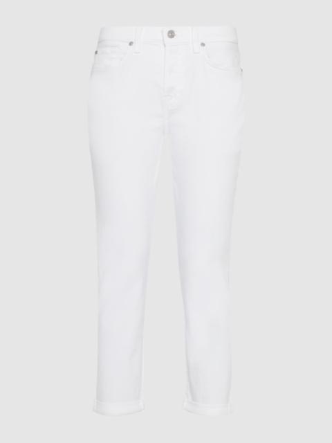 Broken Twill Josefina in White