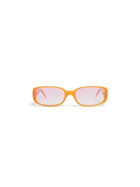 Pink & Orange Slim Sunglasses